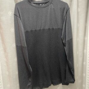 Men's Gray Long Sleeve Shirt